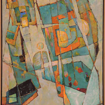 Drohende Spaltung, 102 x 76 cm