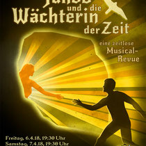 Plakat-/Flyerdesign 2018 für den Musical-Verein "Perry Chickers", Berlin