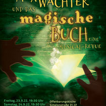 Plakat-/Flyerdesign 2022 für den Musical-Verein "Perry Chickers", Berlin