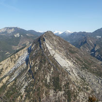 Vue sur le Pic de Luc à la sortie de la Via Ferrata