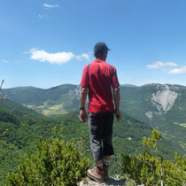 Depuis la crête des Bourdons au-dessus de la Ferme