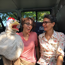 heuwender #33 mit Puppenspielerin Kathrin Bosshard, Sept. 2017
