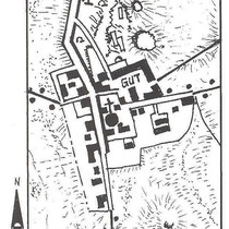 Ortsplan aus: Naugarder Land, Bauernland, Heimatland, Bastian 1987