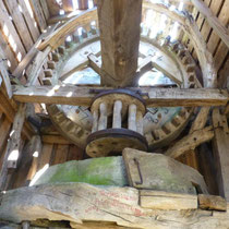 Holzgetriebe der alten Mühle