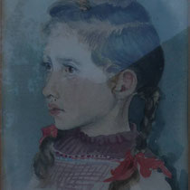 1948, Portrait von Magret Mannhardt, Rottach-Egern