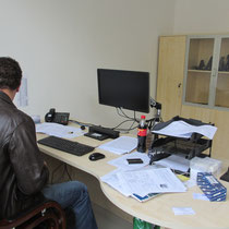 im Büro