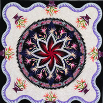 Paradise in Bloom queen size quiltworx pattern