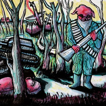 La lucha del Mo-Li-Cu-Lo II, 2006. Tinta sobre papel, 48x36 cm