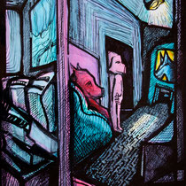 Nuestro color interior, 2006. Tinta sobre papel, 50x30 cm
