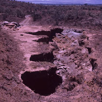 Potholes-auf dem Weg in die Mara