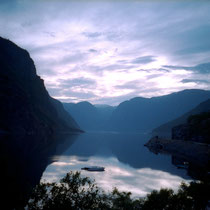 Midnight on Sognefjord