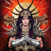 Fantasy Illustration " Aurora Mortis " art for licensing  / licensing artist