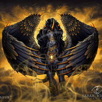 Gothic Fantasy Illustration " Pegasus" art for licensing  / licensing artist