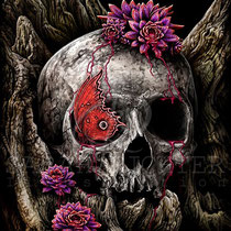 Gothic Fantasy Illustration " A glance of evanescenes" art for licensing  / licensing artist