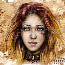 Gothic Fantasy Illustration "Quiline" art for licensing  / licensing artist