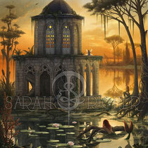 Gothic Fantasy Illustration " The Gothic Library " art for licensing  / licensing artist