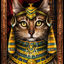 Gothic Fantasy Illustration " Lady Cleocatra - The Furrytails Family " art for licensing  / licensing artist