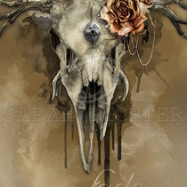 Digital gothic fantasy Illustration " All shall fade"  art for licensing / licensing artist