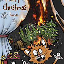 Greeting Card "Merry Christmas" art for licensing  / licensing artist