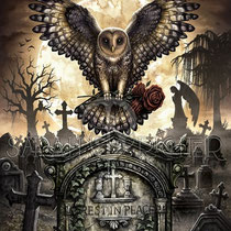 Gothic Fantasy Illustration " Rest in Peace " art for licensing  / licensing artist
