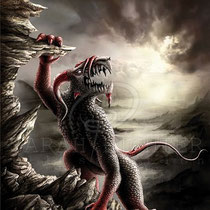 Gothic Fantasy Illustration " Crematoria "  art for licensing  / licensing artist