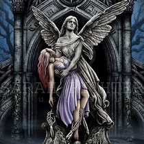 Gothic Fantasy Illustration " the eternal fight" art for licensing  / licensing artist