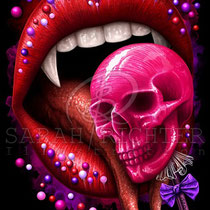 Gothic Fantasy Illustration " Deadly Sweet" art for licensing  / licensing artist