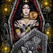 Gothic Fantasy Illustration " Empire of Death " art for licensing  / licensing artist