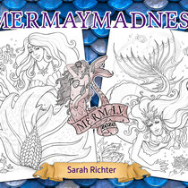Mermay / Line Art Coloring Pack / Meerjungfrauen von Sarah Richter