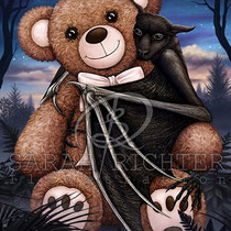 Gothic Fantasy Illustration " Bedtime" art for licensing  / licensing artist