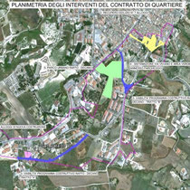 Contratto di Quartiere II San Cataldo - Planimetria interventi