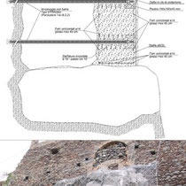 Consolidamento costone roccioso del centro abitato in Motta Sant'Anastasia - Particolari intervento consolidamento