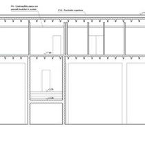 Caserma VV.FF. di Pantelleria - Sezione longitudinale