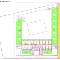 Area Commerciale Integrata in Foggia - Struttura alberghiera - Pianta 1° piano