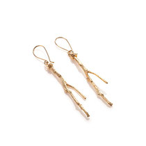 gold filled branches dangles
