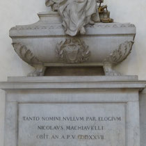 Grabstätte  Nicolo Machiavelli