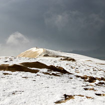 La neve sulla Dune du Pilat