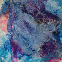 lucky charm 7                      30x30            2022           Acryl/Tusche auf Holz