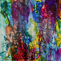 fairytale forest 2                  30x30          2023             Acryl/Tusche auf Holz