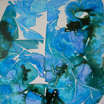 lucky charm 6                      30x30           2022            Acryl/Tusche auf Holz
