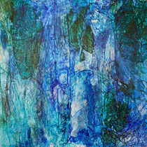 fairytale forest 4                  30x30           2023            Acryl/Tusche auf Holz
