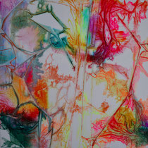 lucky charm 9                      30x30           2022            Acryl/Tusche auf Holz