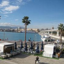 De haven van Malaga