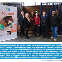 Inauguration des écuries Equidays 2023 - Equin normand n°140 Décembre 2023