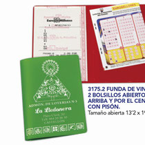 Funda vinilo publicidad portaLOTERIAS