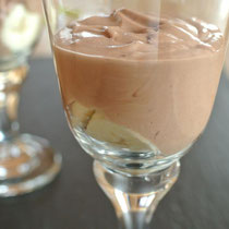 Mousse au Chocolat einfach mit Sahne 