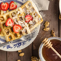 Glutenfreie Waffeln mit Kokosmehl