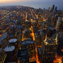 Chicago Sunset (from Skydeck Chicago / Willis Tower) 