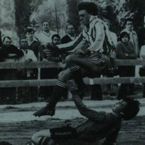 Partido de la temporada 1983-84 jugado en San Martín, debido al estado en que quedó Ellakuri tras las terribles inundaciones de agosto de 1983.