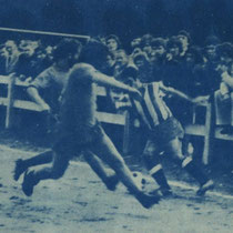 Partido en San Martín de la temporada 1976-77.